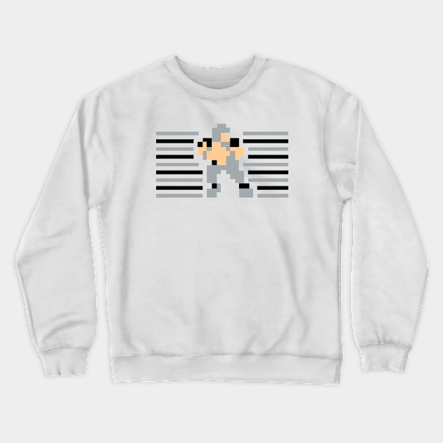 Tecmo QB Stripes - Vegas Crewneck Sweatshirt by The Pixel League